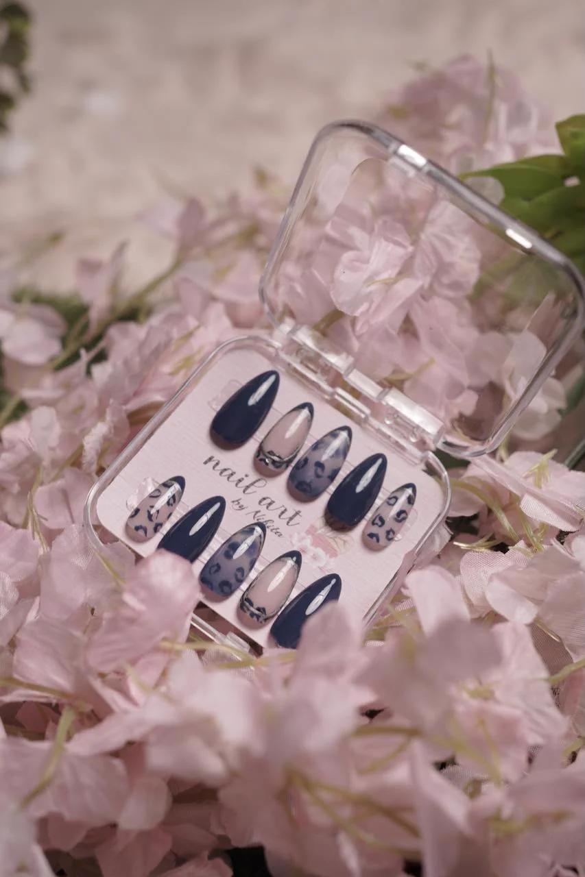 Intricate nail art design